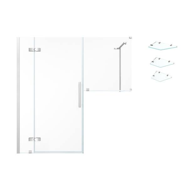 Endless Tampa Buttress Corner 72 13/16" W x 72" H CHR Bed Bath